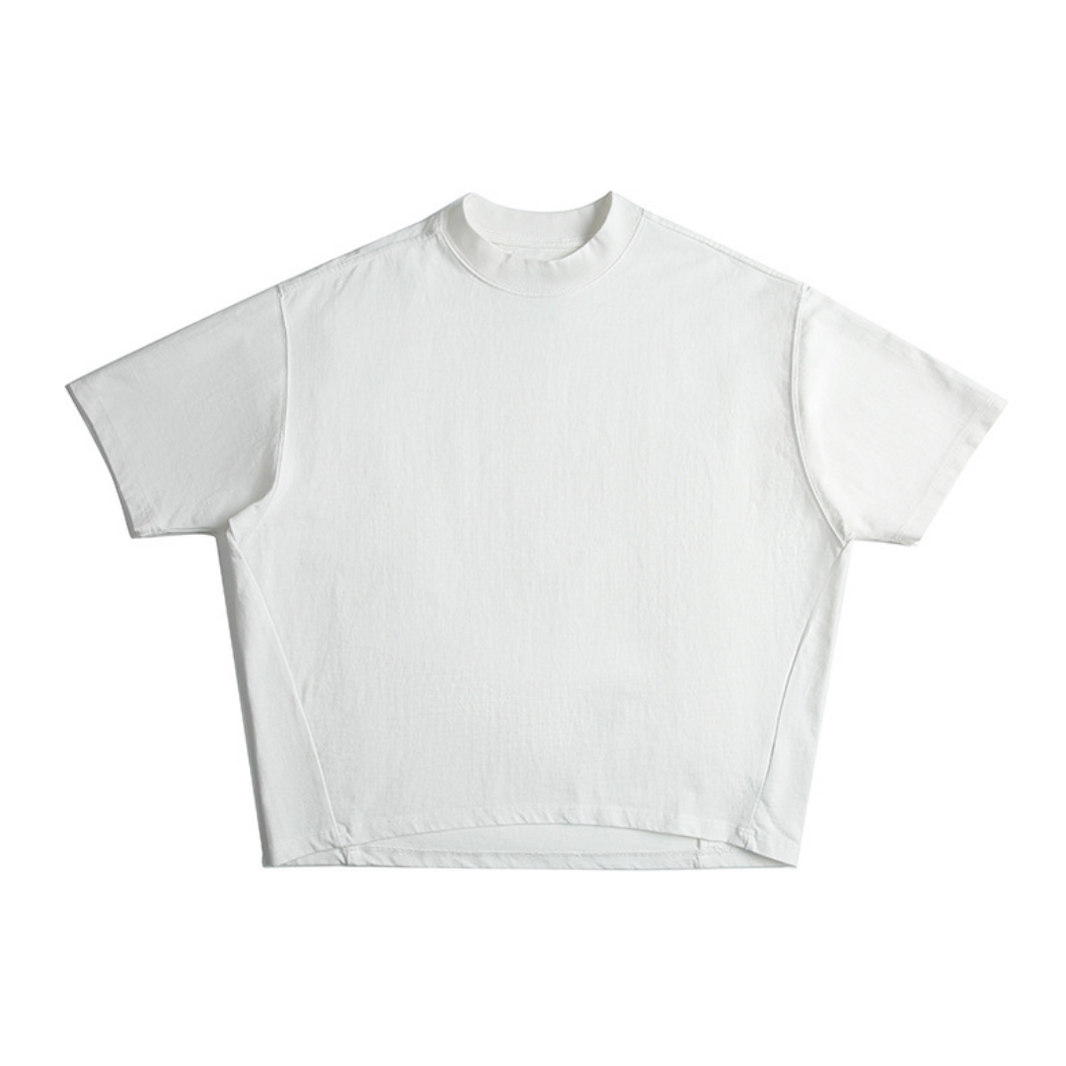 ワイドテーパード 半袖Tシャツ N413 ホワイト