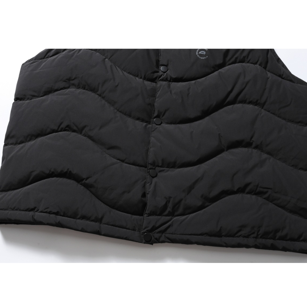 ウェーブステッチ　ダウンベスト　N1278