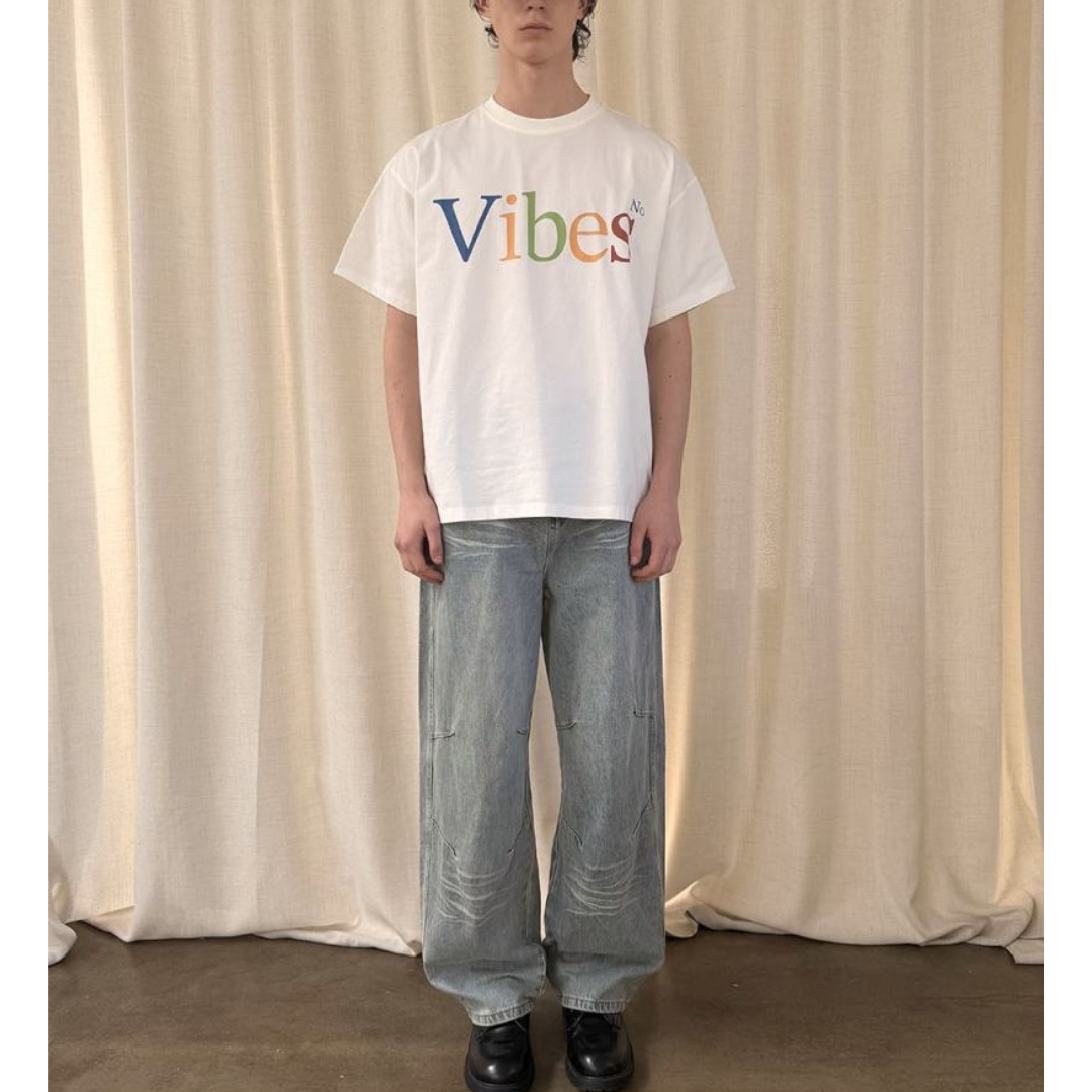 【Vibes】マルチカラーロゴ　Tシャツ　N1505