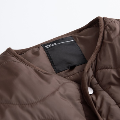 グログラン　ライン　キルティングジャケット　N1015