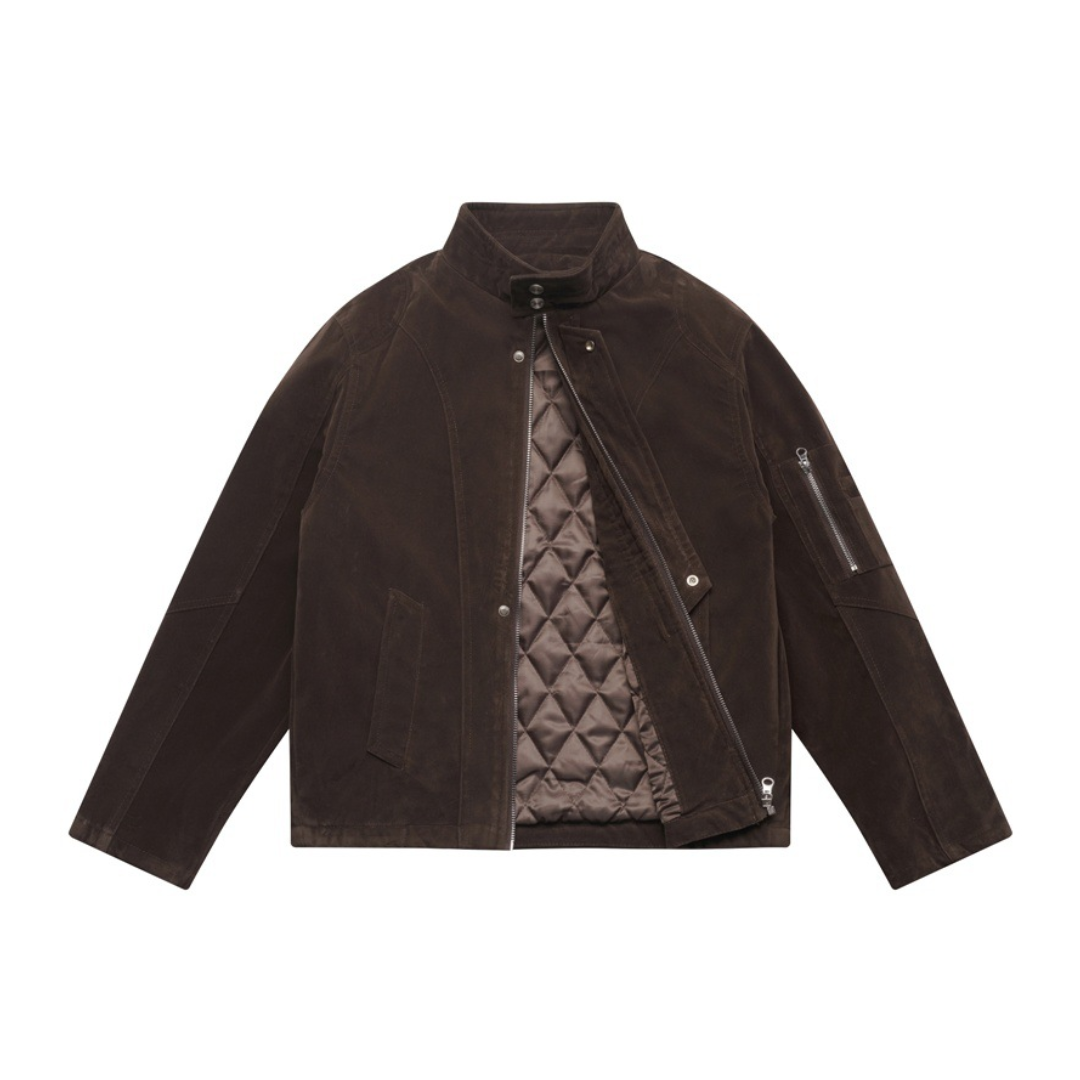 キルティングライナー　モールスキン　ジャケット　N1027