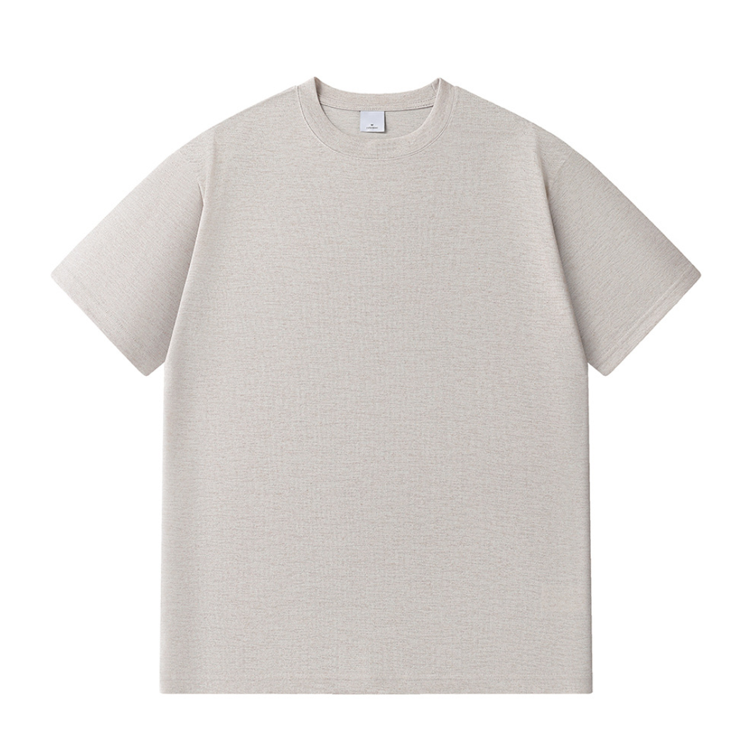 Melange Polyester T-shirt N1630 ライトグレー