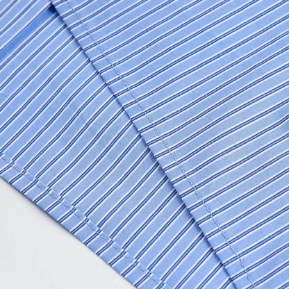 ストレッチ　コットンナイロン　ストライプ　シャツ　N1248