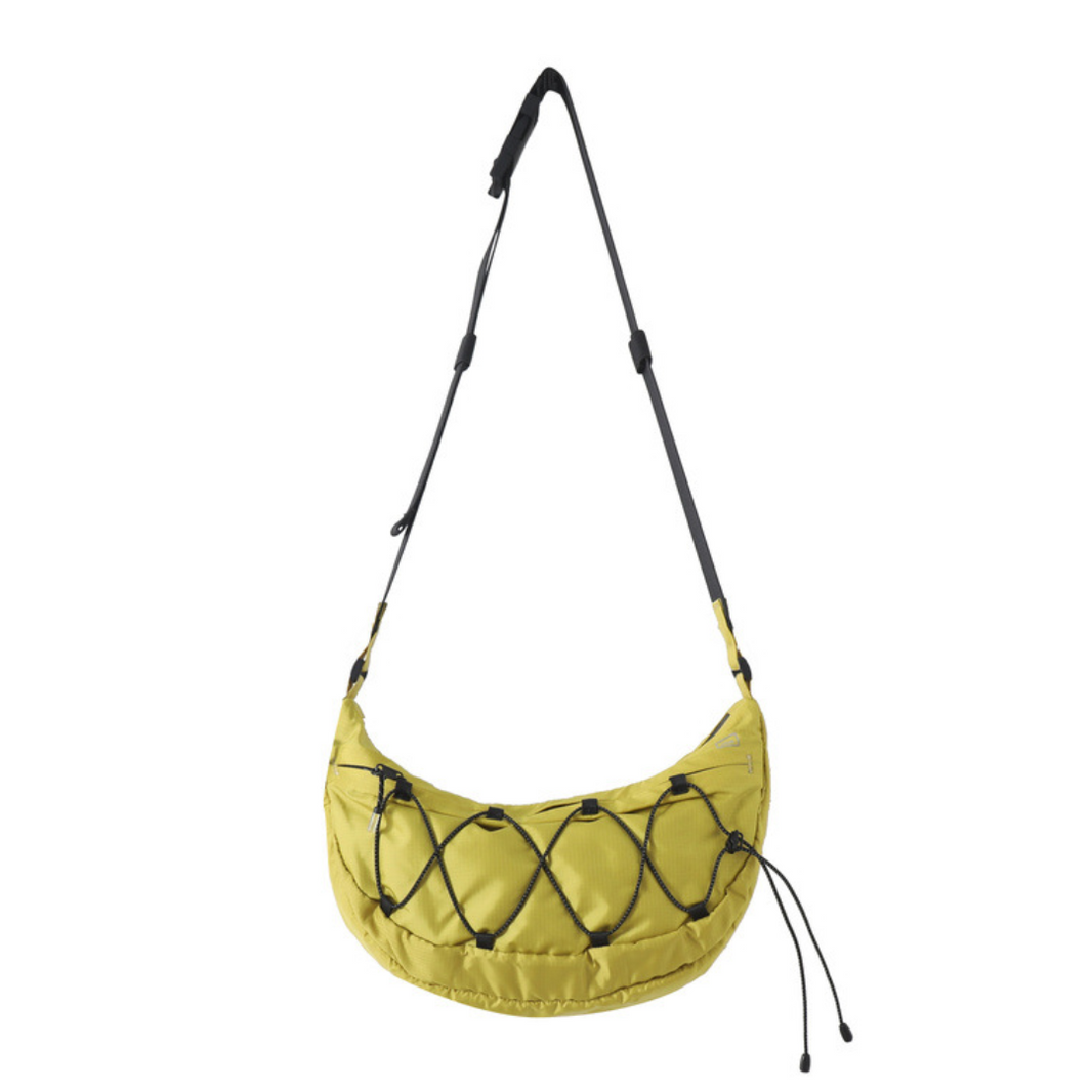 Ripstop Drawcord Shoulder Bag N531 yellow