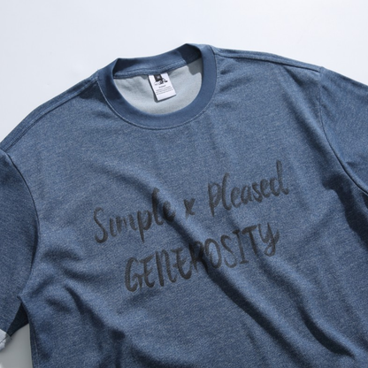 【GENEROSITY】メッセージ　Tシャツ　N1608