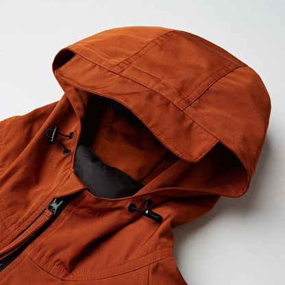 カーゴポケット　ダウン　フードジャケット　N877