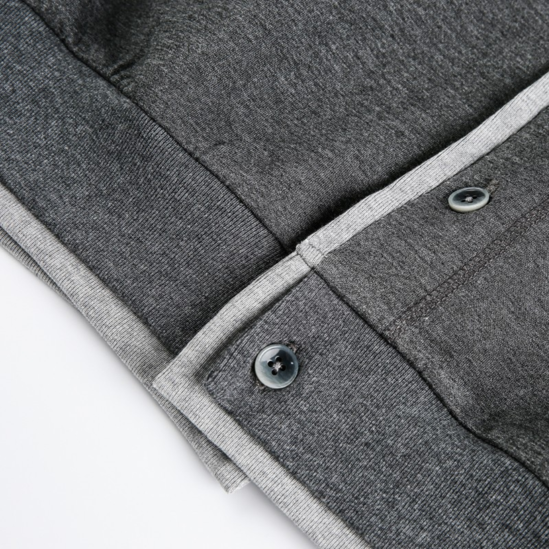 フェイクレイヤード　ストレッチ　カーディガン　N878