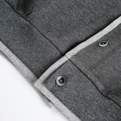 フェイクレイヤード　ストレッチ　カーディガン　N878