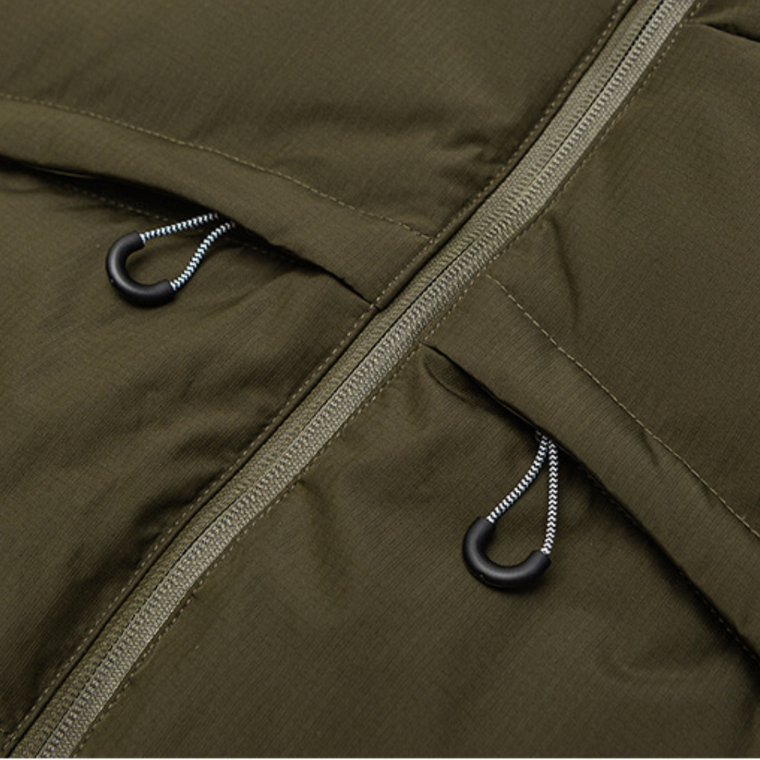 Faux layered wool polo collar knit N748