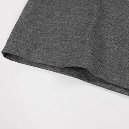 フェイクレイヤード　スリットネック　Tシャツ　N267