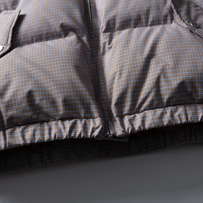 マイクロチェック　パデットジャケット　N970