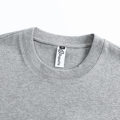 ワンポイントロゴ　フロントジップ　Tシャツ　N1618