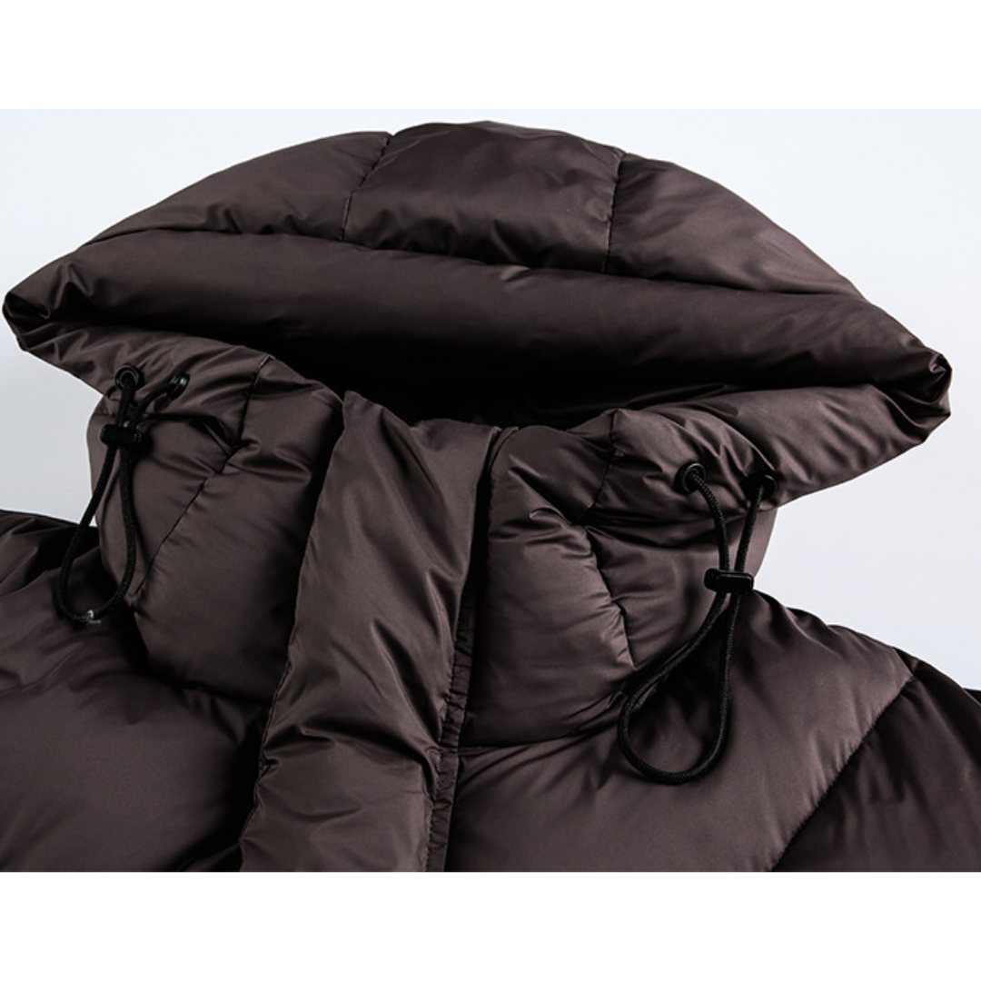 Faux layered wool polo collar knit N748