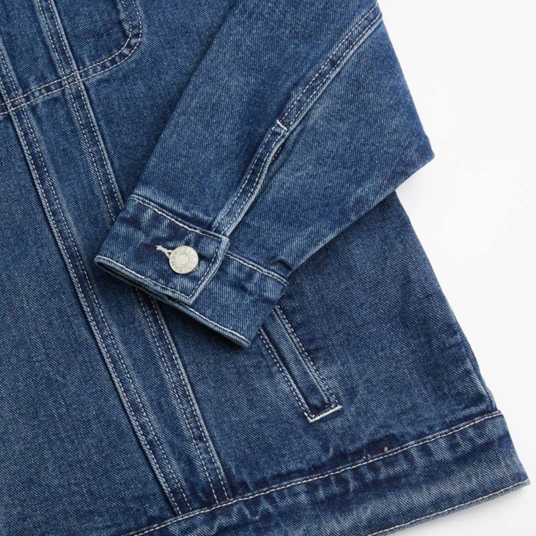 Faux layered wool polo collar knit N748