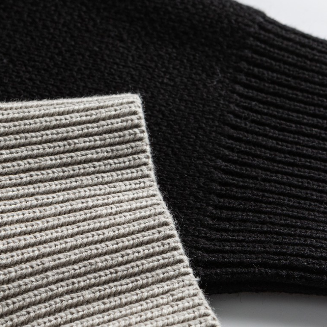 パネルライン　コットン混　ポロカラーニット　N880