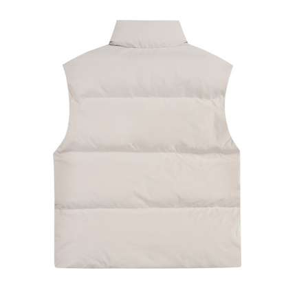 パデッド　ジップアップ　スタンドベスト　N1032