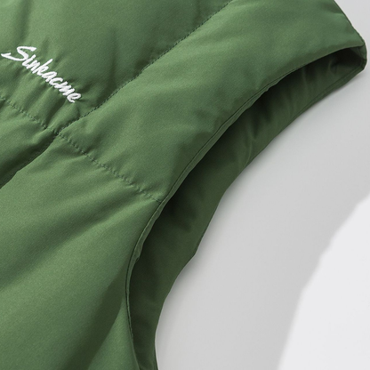 Faux layered wool polo collar knit N748