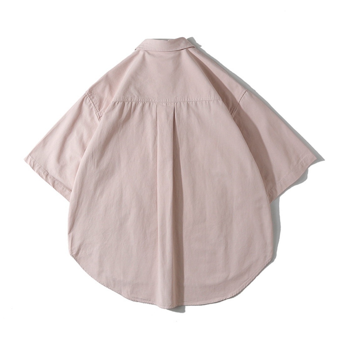 オックス　ワイド　半袖シャツ　N1401