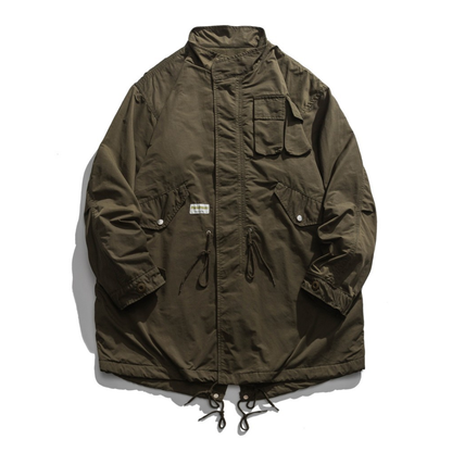 ナイロンコットン　ユーティリティ　モッズコート　N1272