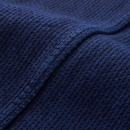 インディゴ染料め　刺し子織り　ジャケット　N1329