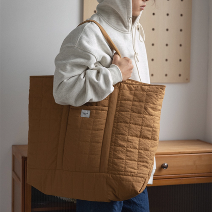 Quilted Big Tote Bag N709