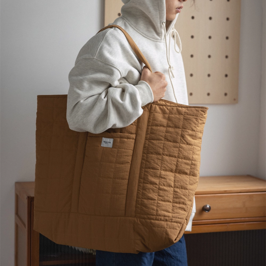 Quilted Big Tote Bag N709