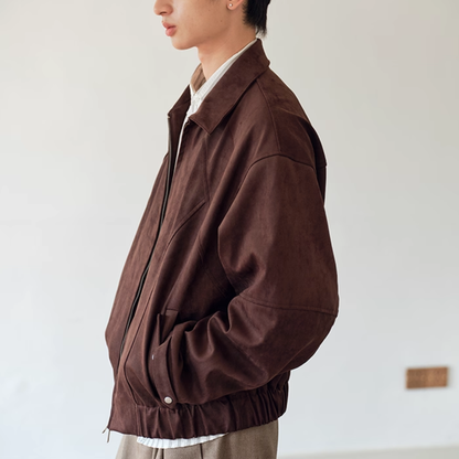 PEスエード ラグランスリーブ ジャケット N720