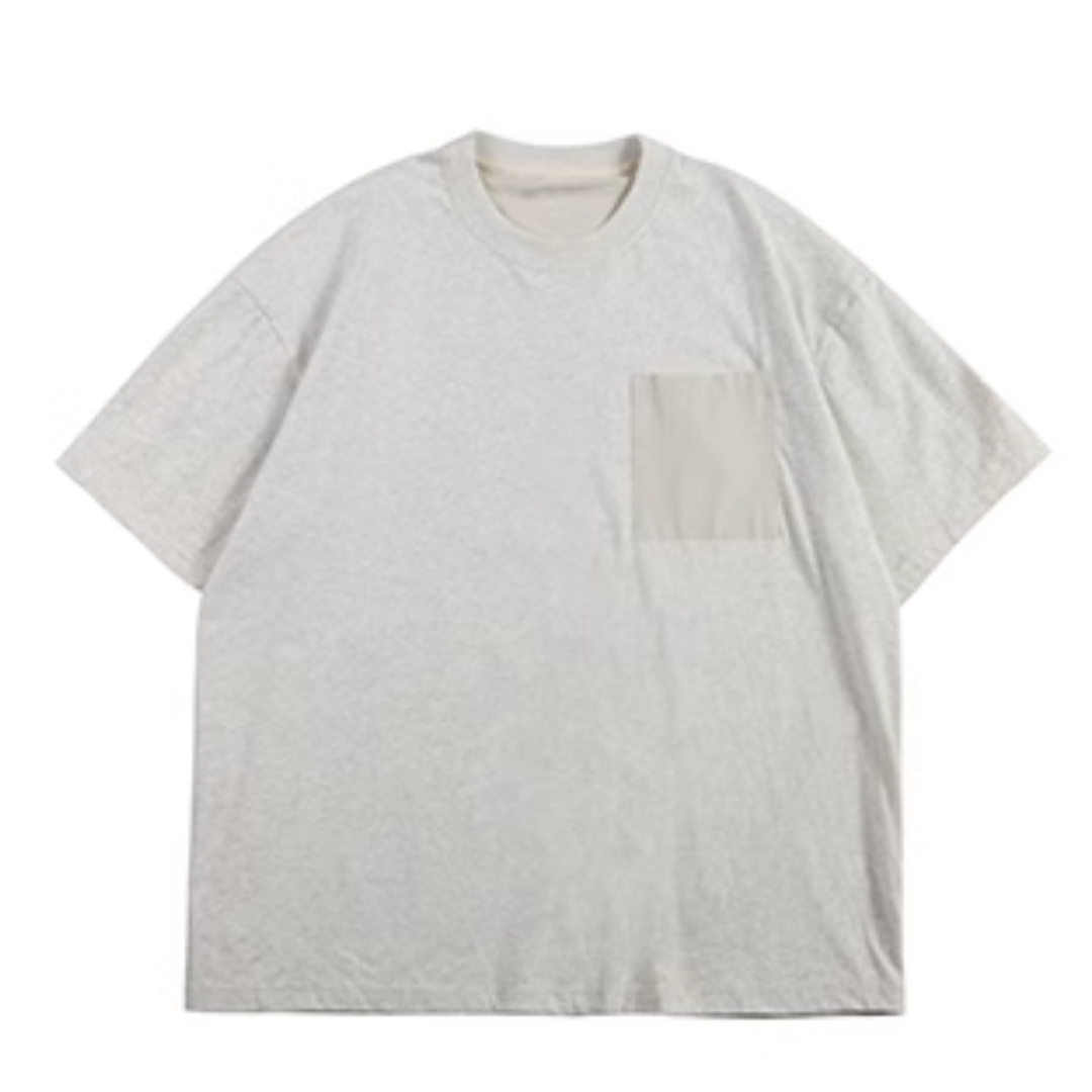 バックサイド　布帛切り替え　Tシャツ　N404