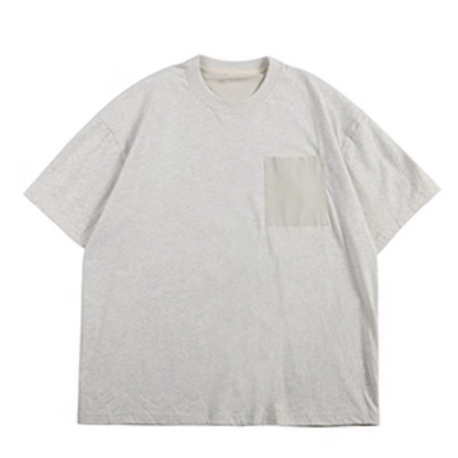 バックサイド　布帛切り替え　Tシャツ　N404