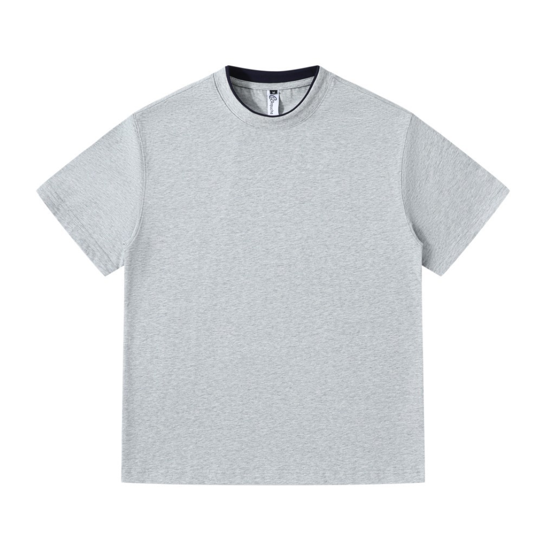 バイカラー　フェイクレイヤード　　Tシャツ　N1613
