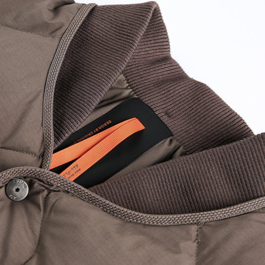 ホワイトダウン　リブカラージャケット　N962