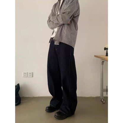 デニム　ツイストワイド　パンツ　C265
