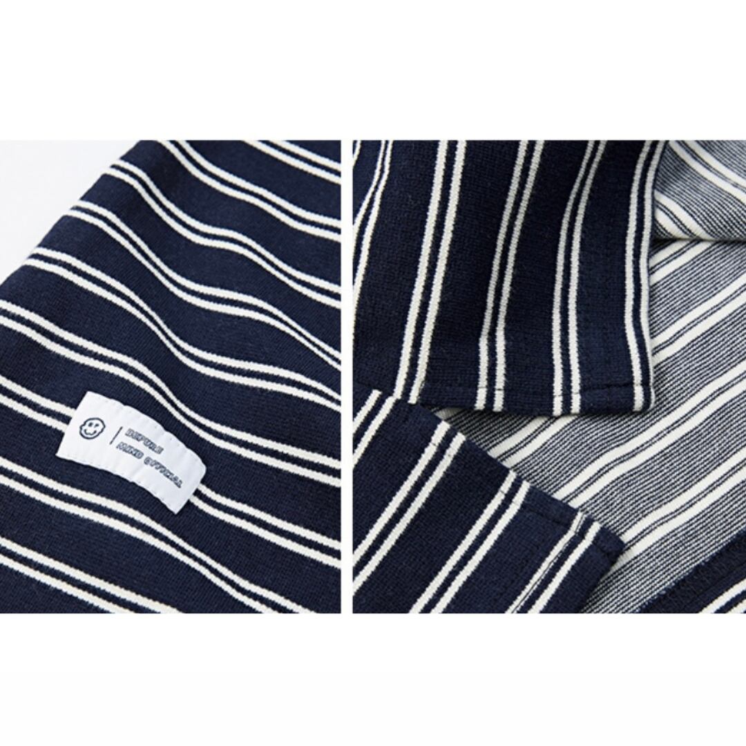 マルチボーダー　長袖Tシャツ　B917