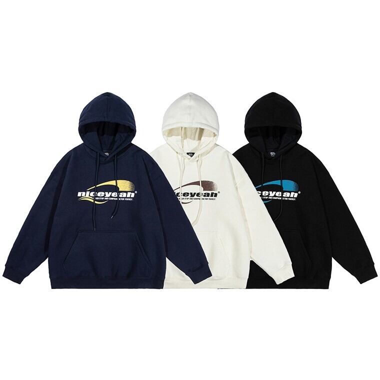 niceyeah　ロゴスウェットパーカー　B755