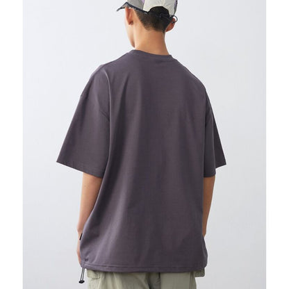 【Vavu】通気速乾性　ソロナ　ドローコード無地Tシャツ　B492