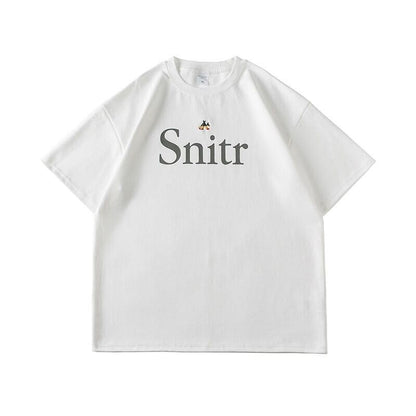 【Snitr】プリントTシャツ　B124