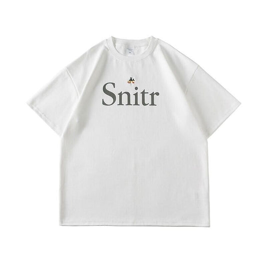 【Snitr】プリントTシャツ　B124