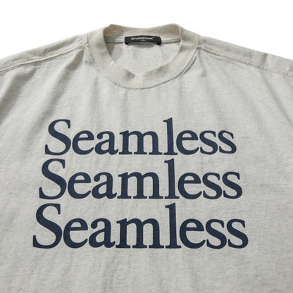 【Seamless】プリントウォッシュドTシャツ　B400