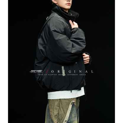 [YMORIGINAL] White Duck Down Stand Collar Jacket N841