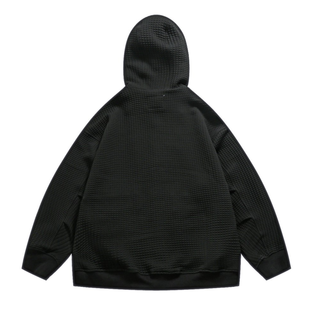 ワッフル　フードジャケット　N1042