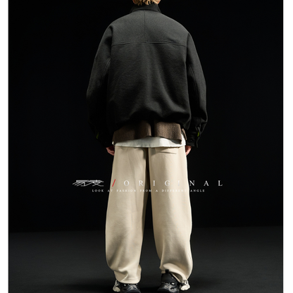 [YMORIGINAL] White Duck Down Woolly PE Stand Jacket N851