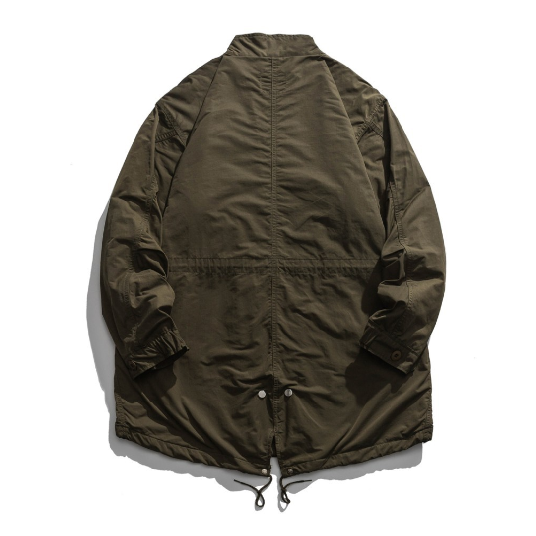 ナイロンコットン　ユーティリティ　モッズコート　N1272