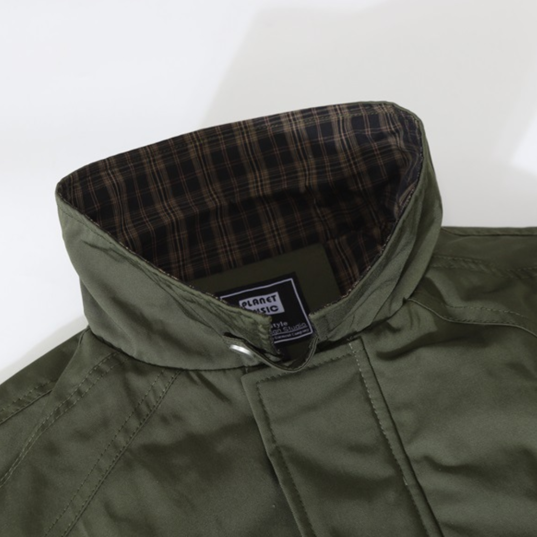 トラッドチェック　パテッド　ジャケット　N937