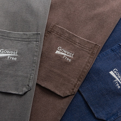 【Gowest Free】ポケット刺繍　Tシャツ　N1625