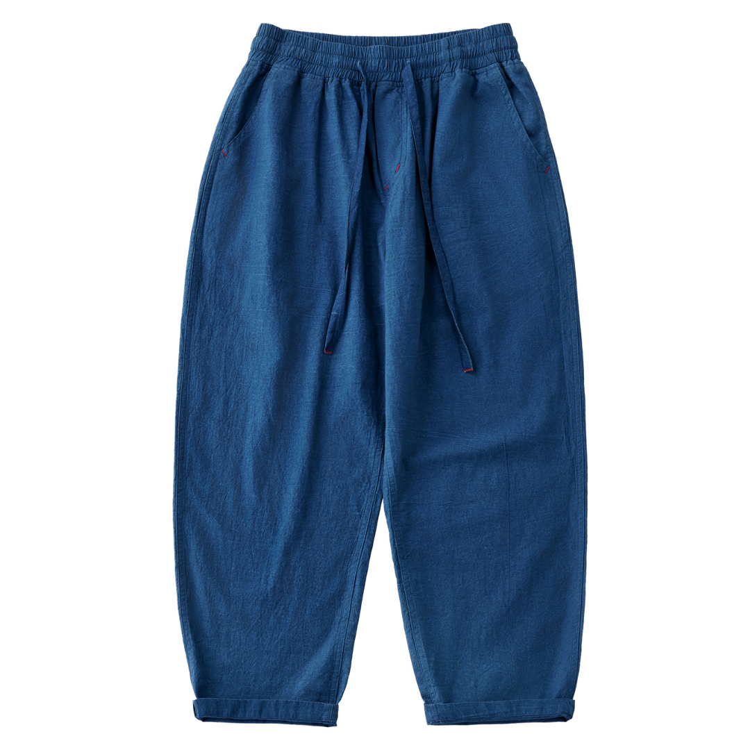インディゴ染料め　イージーパンツ　N1326