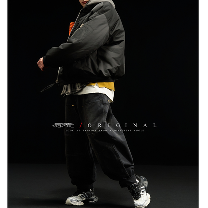 [YMORIGINAL] White Duck Down Faux Layered Jacket N853