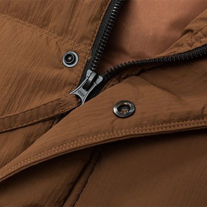 Faux layered wool polo collar knit N748