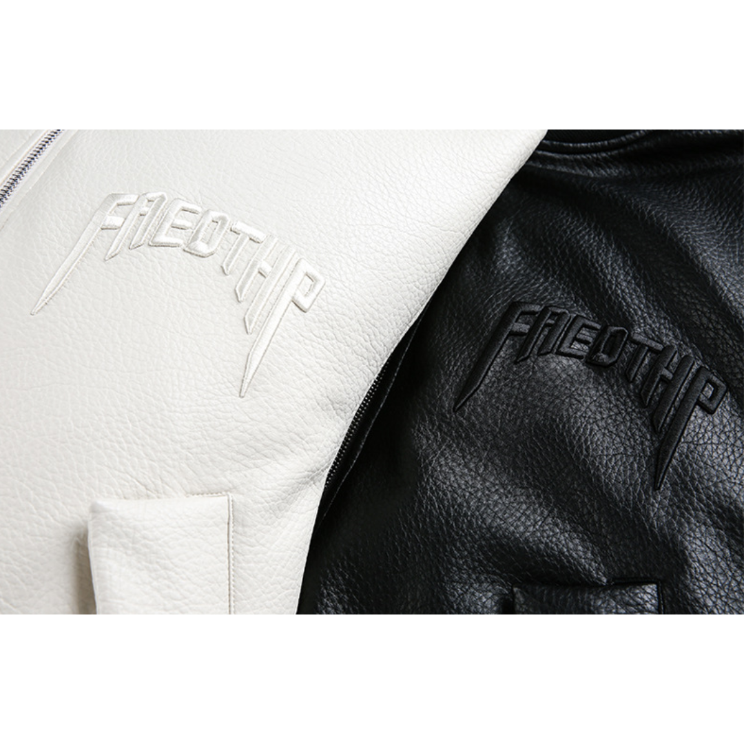 Faux layered wool polo collar knit N748