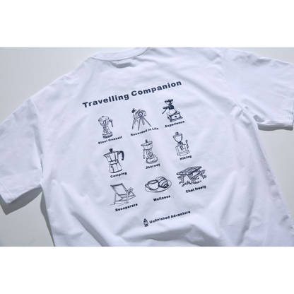 【Travelling Companion】プリント　Tシャツ　N1610