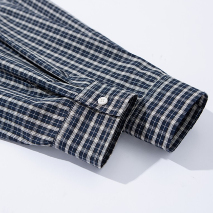 ダッドチェック　ボタンダウンシャツ　N1280